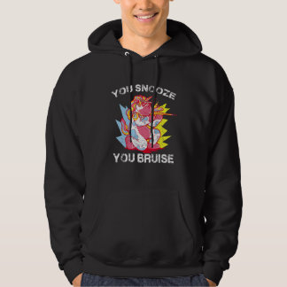 You Snooze You Bruise  Paintball Unicorn Men Women Hoodie