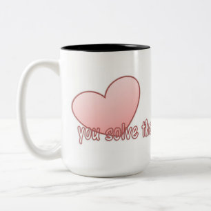 You Solve the Mystery Two-Tone Coffee Mug