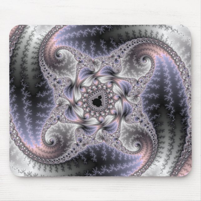 You Spin Me Round - Fractal Art Mouse Pad (Front)