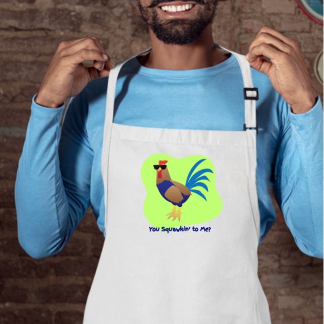 You Squawking to  Me Standard Apron (Creator Uploaded)