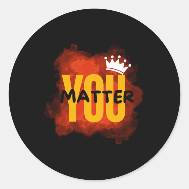 You Sticker27  Classic Round Sticker (Front)
