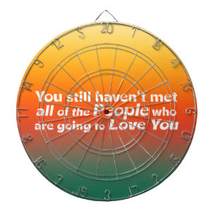 You still haven't met… dartboard
