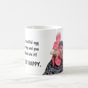 You stole my egg and ate it - Grumpy Chicken Coffee Mug