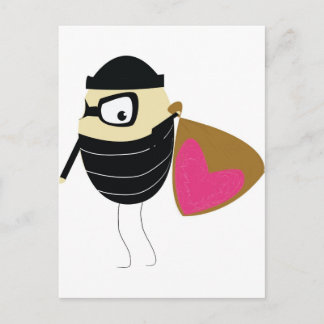 you stole my heart postcard