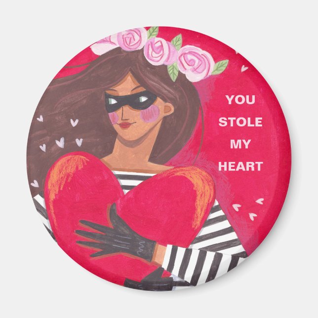 You Stole My Heart Valentine's Day Magnet (Front)