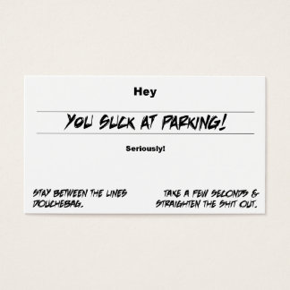 You Suck At Parking