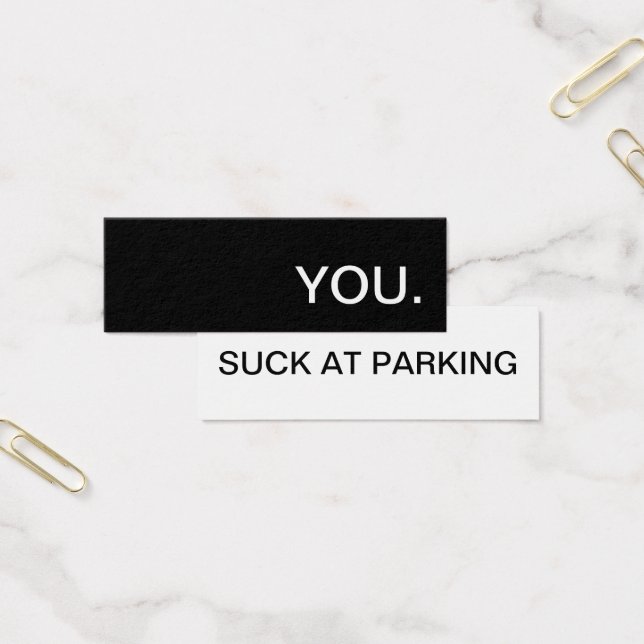 you suck at parking (Office)