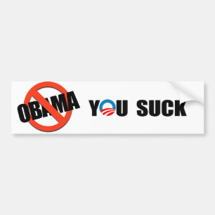 YOU SUCK BUMPER STICKER