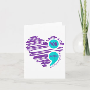 You Suicide Prevention Awareness Card
