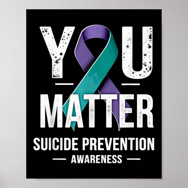 You Suicide Prevention Awareness  Poster (Front)