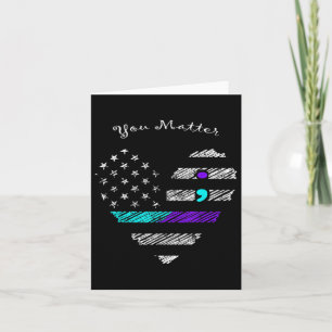 You Suicide Prevention Awareness Suicide Walk Card