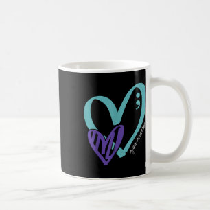 You Suicide Prevention Awareness Teal Purple Coffee Mug