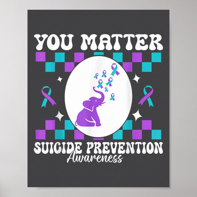 You Suicide Prevention Awareness Women  Poster (Front)