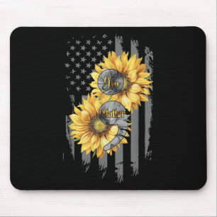 You Sunflower American Flag Suicide Prevention Mouse Pad