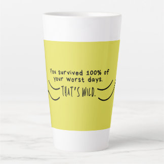 You Survived 100% Mug - Funny Motivational Quote 