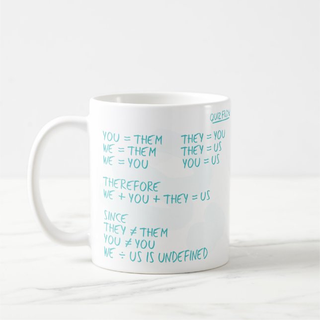 You = Them mug (Left)
