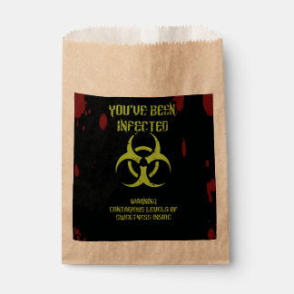 You’ve Been Infected – Zombie Virus Treat Favour Bag
