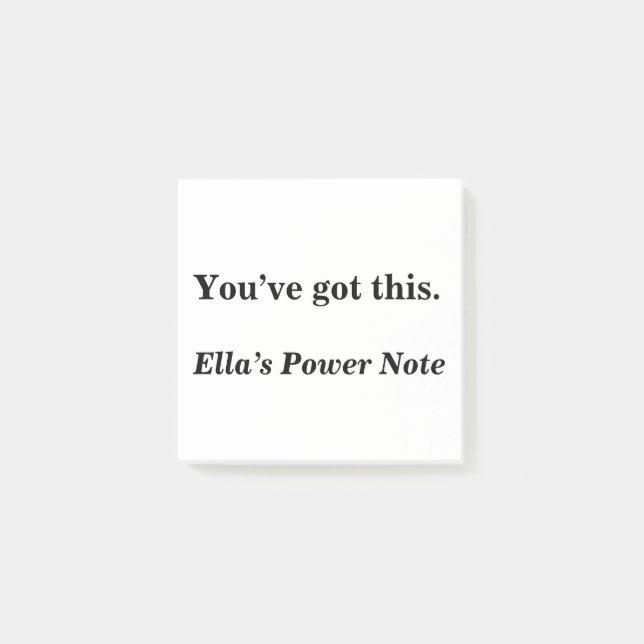 You’ve Got This – Custom Confidence Sticky Note (Front)