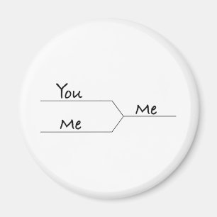 "You Vs. Me" March Madness-Style Bracket Magnet