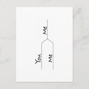 "You Vs. Me" March Madness-Style Bracket Postcard