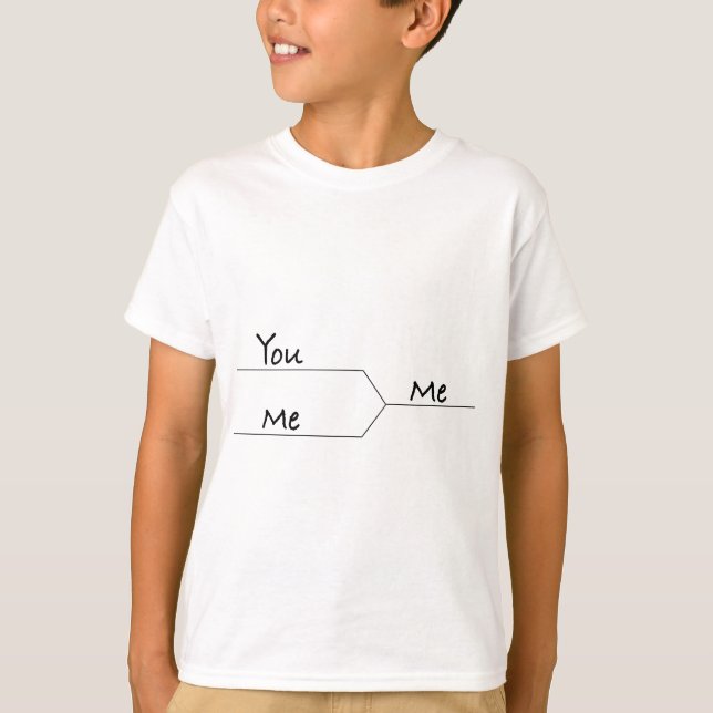 "You Vs. Me" March Madness-Style Bracket T-Shirt (Front)