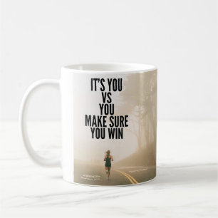 YOU vs YOU - Women's Workout Motivational Coffee Mug