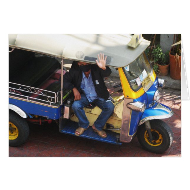 You want TAXI TUK-TUK? (Front Horizontal)