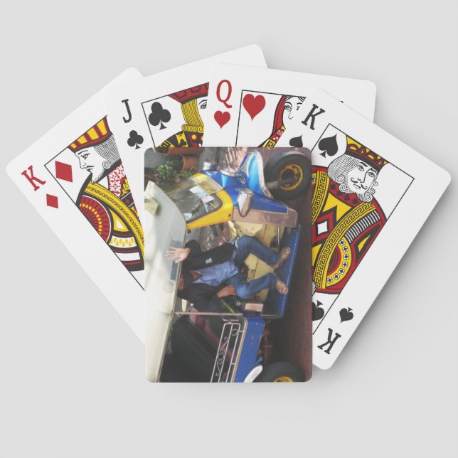 You want TAXI TUK-TUK? Playing Cards (Back)