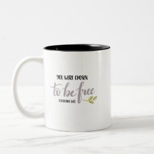 You Were Chosen to Be Free – Two-Tone Coffee Mug