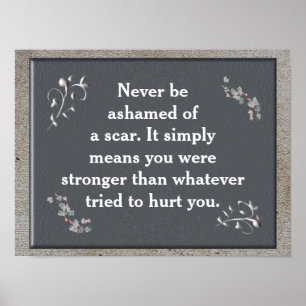 You were stronger - art poster