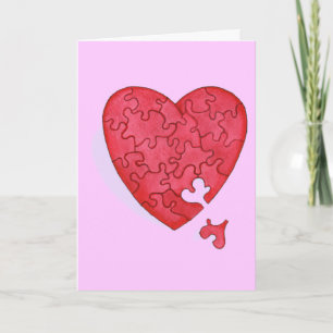 You Were The Missing Piece Of My Heart Holiday Card