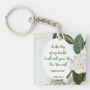 You will Answer Inspirational Quote Key Ring