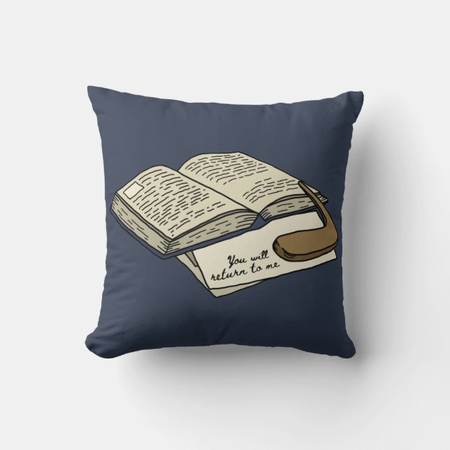 You Will Colour Throw Pillow (Front)
