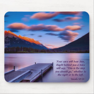 You Will Hear Him Mouse pad