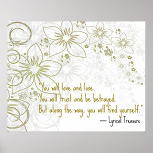 You Will Love Self-Discovery Motivational Poster