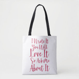 You Will Love This Book Author Slogan Tote Bag