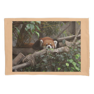 You will sleep well with cute watching Red Panda. Pillowcase