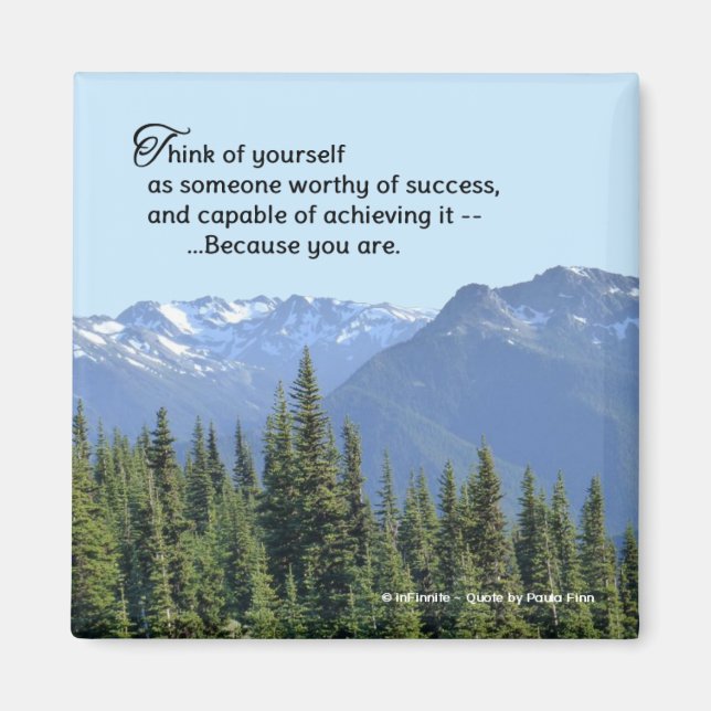 You Will Succeed...Inspirational Quote Magnet (Front)