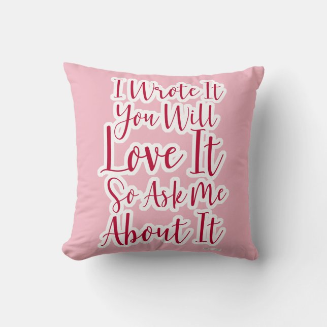You Will Totally Love This Book Cushion (Front)
