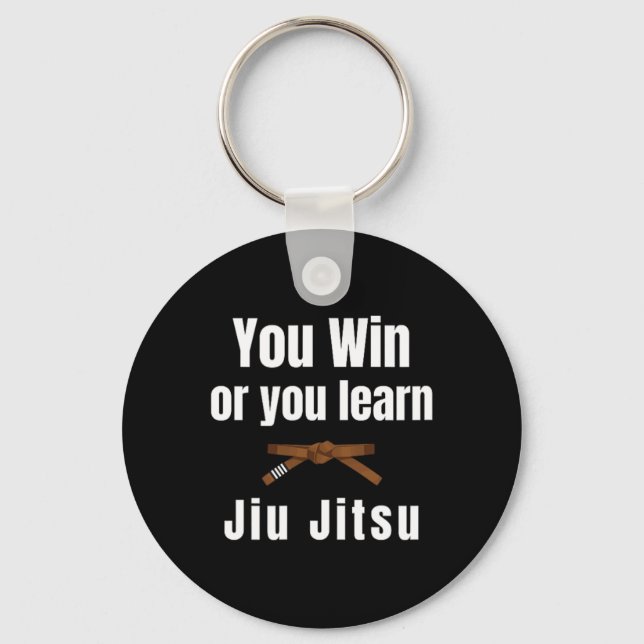You Win Or You Learn Jiujitsu Judo Karate Boxing K Key Ring (Front)