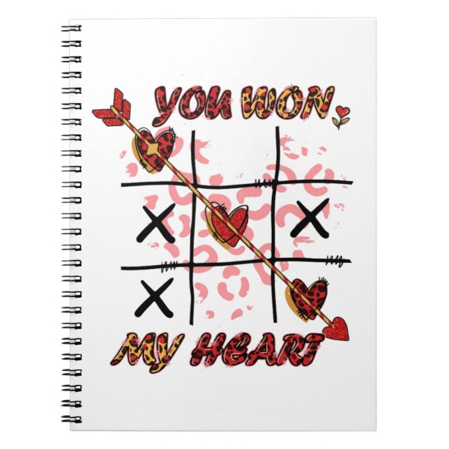 You Won My Heart | Valentines Day Notebook (Front)