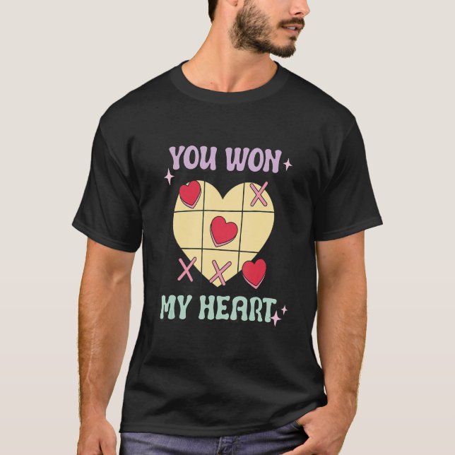 You Won My Heart - XO Game Valentines Day T-Shirt (Front)