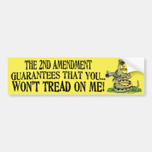 You Won't Tread on Me Bumper Sticker
