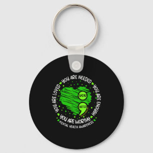 You You Are Enough Semicolon Mental Health Awarene Key Ring