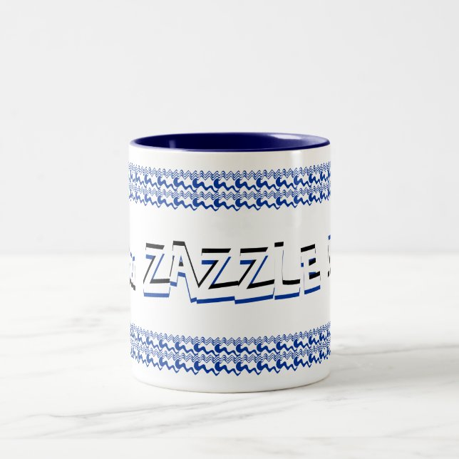 You Zazzle Me Blue Mug (Center)