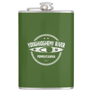 Youghiogheny River, Pennsylvania Hip Flask