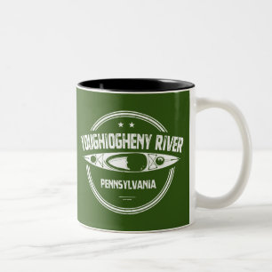 Youghiogheny River, Pennsylvania Two-Tone Coffee Mug
