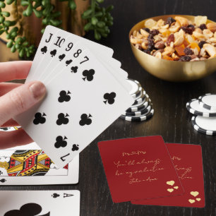 You'll Always Be My Valentine Mr and Mrs Playing Cards