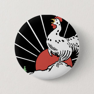 you'll crow.gif 6 cm round badge