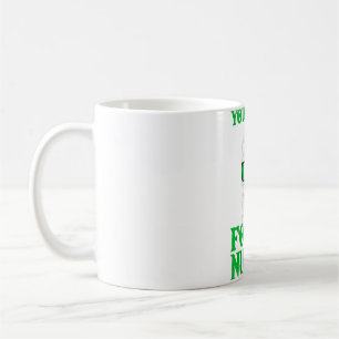 You'll Do Fookin Nuttin Irish Skull with Sunglasse Coffee Mug